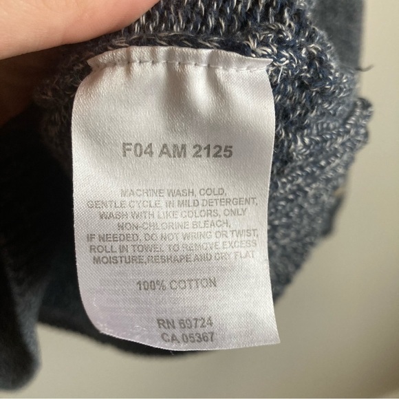 Men’s Columbia Blue Heathered Knit Crew Neck Sweater XXL - Picture 7 of 9